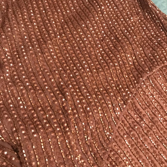 Parker One Shoulder Beaded Cocktail Dress - Picture 5 of 10